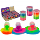Großhandel Spielwaren: Neon-Schleim, Rainbow, ca. 65 g,