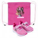 PrincessDisney Buty sportowe z torbą Różowe