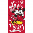 Mickey Egér strand törülköző mikroszálas - Love Yo