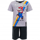 Super Mario rövid pizsama - szürke