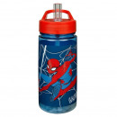 Spiderman botella de plástico