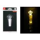 LED Flaschenkorken 'Diamant', weiß, Acryl, 2 LED