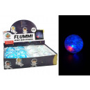 Flummi 3D mit LED, 6,5cm, 2 Farben, im Display
