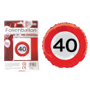 nagyker Ajándékok és papíráruk: Fólia Balloon évfordulós útjelző 40 , 45cm