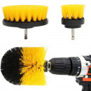 wholesale Garden & DIY store: Cleaning brushes for a drill, screwdriver, 3 pcs