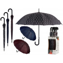Regenschirm 16 Rippen 3 Farben mit Stempel
