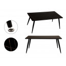 black marble effect coffee table