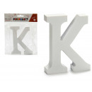 white wooden letter k 2x11cm
