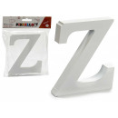 lettera z in legno bianco 2x11cm