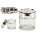 round glass jar with lid 8cl