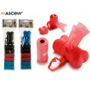 set of 7 hygienic bags 3 colors and dispenser