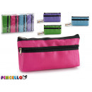 case 2 zippers, colors 4 times assorted
