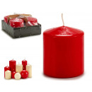 wide red taco candle 10cm