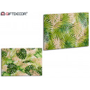 canvas 80x120 green leaf, 2 times assorted