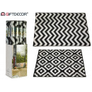 outdoor carpet black white, 2 times assorted