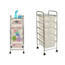 chest of drawers 5 drawers transparent color