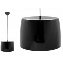 round black acrylic lampshade
