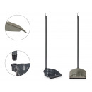 dustpan with rubber and gray stick, 2 times assort