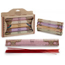 set 5 packs of incense 15 pcs. mantra assorted