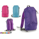 backpack side zipper, colors 3 times assortment