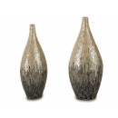 narrow vase mother-of-pearl gray gradient medium