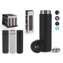 450ml thermos flask led display neutral colors