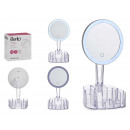 magnifying mirror 1x tabletop ps with led
