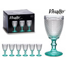 turquoise wine points wine glass turquoise foot