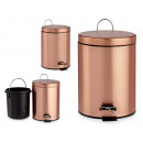 pedal garbage can 3l metal copper