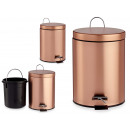 pedal garbage can 5l metal copper