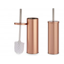 copper metal toilet brush holder