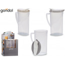 plastic water jug 1,8l, color 3 times assorted