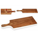 wood cutting board white edge 45cm