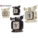wholesale Consumer Electronics: metal camera clock, colors 2 times assorted