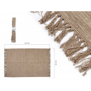 brązowy dywan bawełniany 50x80cm