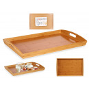 bamboo tray with handles 58cm