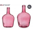 glass carafe 4 l pink