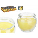 citronella scented candles glass jar
