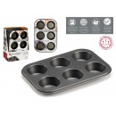metal cooking mold for 6 units