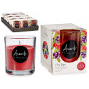 30 hour glass candle red berries
