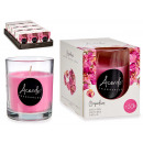 candle glass 30 hours orchid