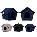 small padded pet kennel