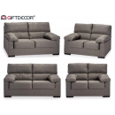 light gray 3 + 2 seater sofa set berlin
