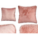 różowa krótka poduszka do włosów 60cm