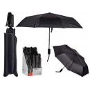 ombrello corto doppio automatico nero