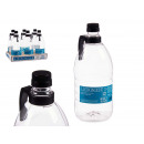 round plastic bottle with handle 2000ml