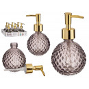anthracite and gold ball glass dispenser