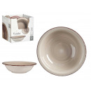 plate hondo earthenware with edge