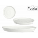 plate white porcelain round 26cm