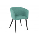 clare turquoise armchair